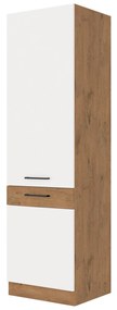 Dulap de bucătărie pentru alimente Virion 60 DK 210 2F (Stejar lancelot + Alb). 1032560