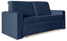 Canapea albastru-închis extensibilă 168 cm Lucky Lucy – Miuform