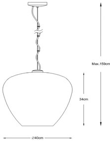 Lucide 70478/40/65 - Lustră pe cablu SOUFIAN 1xE27/60W/230V