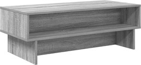 vidaXL Masă de cafea Gri Sonoma 100 x 46 x 35 cm Lemn compozit