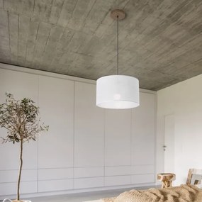 Lustră pe cablu Brilagi ANTHONY 1xE27/60W/230V stejar nuc/alb