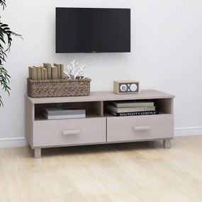 Comoda TV, alb, 106x40x40 cm, lemn masiv de pin 1, Alb