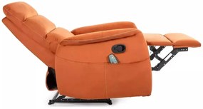 Fotoliu Solon M cu functie de masaj velvet cinnamon Blu4215