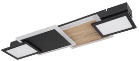 Plafoniera LED design indistrial Caroline negru