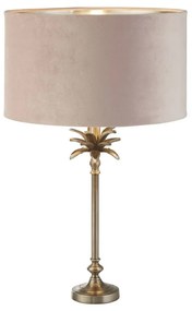 Veioza, Lampa de masa eleganta Palm roz