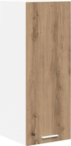 vidaXL Dulap suspendat cu ușă Stejar Artisan și Alb 30 x 31 x 80 cm