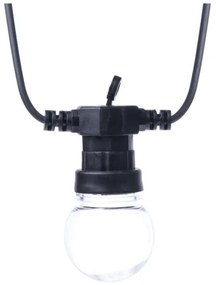 Lanț LED decorativ de exterior 10xLED/10m IP44 transparent