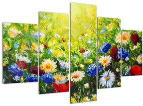 Tablou - Flori sălbatice (150x105 cm)