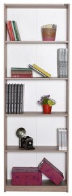 Biblioteca Adore Modern, 5 rafturi, 64 x 182 x 26 cm