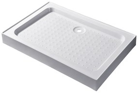 Almagro 80x120x13,5 cm tăviță de duș pătrată, dreptunghiulară, acrilică