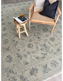 Covor bej din lână 133x190 cm Calisia Vintage Flora – Agnella