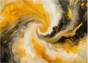 Tablou pe sticlă - Abstractizare în spirală (70x50 cm)