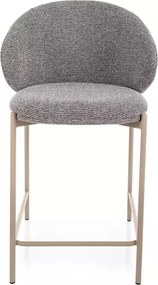 Scaun de bar Kioto H-2 gri 254 / cașmir