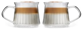 Căni 2 buc. pentru cappuccino/cu perete dublu 320 ml Mia – Vialli Design