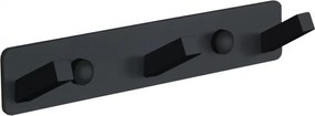 Mexen cârlig triplu pentru prosop, negru - 709173-70