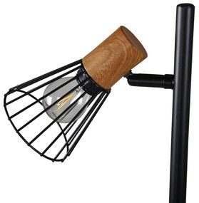 Lampa de podea neagra ATTICUS