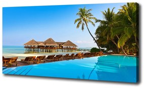 Tablou canvas Piscina în maldive