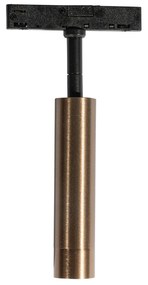 Spotlight modern bronz închis pentru sistem de șine monofazat - Slimline Uzzy