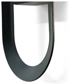 Cârlig negru de montat pe perete din oțel Coucou – Spinder Design