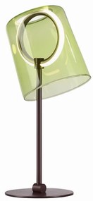 Veioza moderna LED 2700K, sticla, verde, Zula