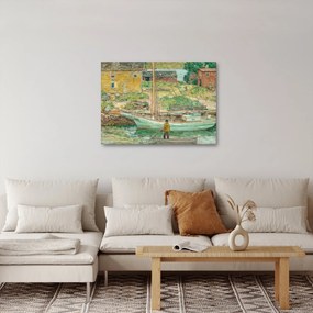 Tablou - Childe Hassam, Oyster Sloop, Cos Cob, reproducere (70x50 cm)