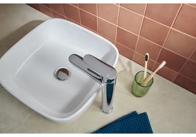 Baterie umyvadlová KFA Armatura 5552-712-00 + výpusť OTAVA 30,2 cm chrom lesklý