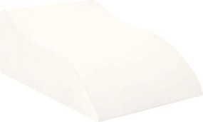 vidaXL Pillow pentru Picioare Alb 68 x 41 x 24 cm Spumă PU