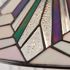 Endon 63938 - Lustră Tiffany ASTORIA pe lanț, 1xE27/60W/230V, Ø48 cm