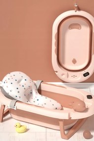 Cada de baie pliabilă pentru copii VAIANA PREMIUM cu pernă - mai multe culori Bej