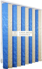 Jaluzele verticale BEATA 9602/9617 crem/albastru