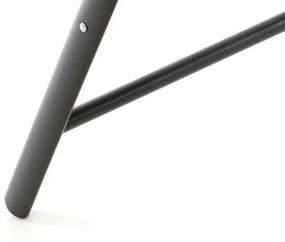 Set de două scaune reglabile de grădină - negru