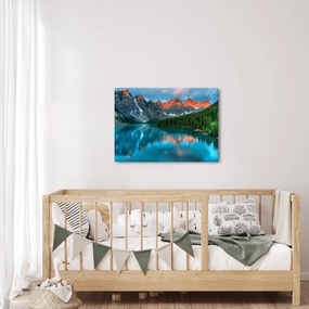 Tablou - Lac turcoaz (70x50 cm)