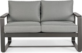Canapea de grădină gri din aluminiu Merrigan – Bizzotto