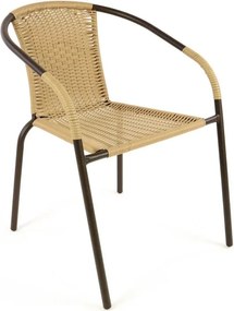 Scaun bistro de grădină - pliabil, bej