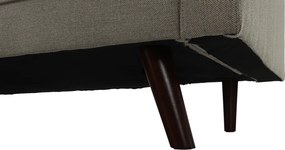 Canapea extensibilă, material gri-maro taupe, OTISA