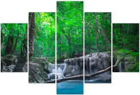 Tablou - Cascada Erawan, Kanchanaburi, Thailanda (150x105 cm)