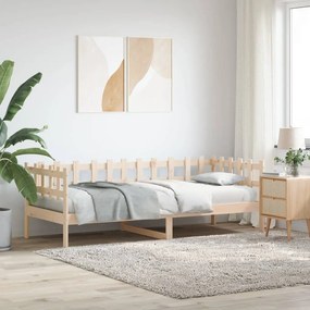 vidaXL Pat de zi fără saltea, 80x200 cm, lemn masiv pin