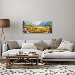 Tablou - Peisaj pictat (120x50 cm)