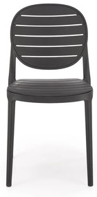 Scaun plastic K529 negru