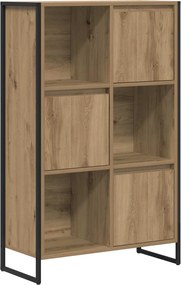 vidaXL Dulap pentru cărți Stejar artizanal 68 x 30 x 108.5 cm