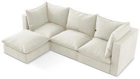 Colțar bej (cu colț pe partea stângă/cu șezlong) Manao – Makamii