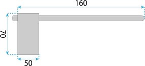 Suport hartie igienica Tomi 5809 auriu periat