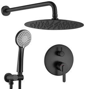 Set de dus incastrat Rea Ontario negru + BOX