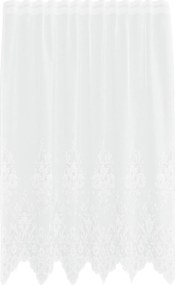 vidaXL Cortină din Dantelă cu perdele Alb 150 x 160 cm Poliester