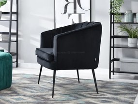Fotoliu Etimee F (negru). Promo -11%. 1110028