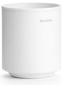 Brabantia MindSet suport periuță de dinți 1005685, Curățare ușoară, Deschidere largă, Acoperire minerală, Alb