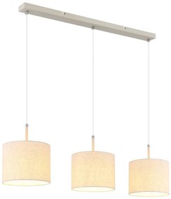 Globo 15968-3H - Candelabru DELEON suspendat pe cablu, 3xE27/40W/230V