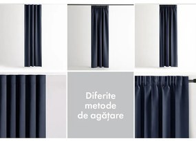 Draperie groasă blackout RESTILO indigo 140 x 245 cm set 2 buc