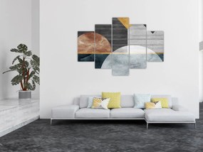 Tablou - Forme și texturi (150x105 cm)