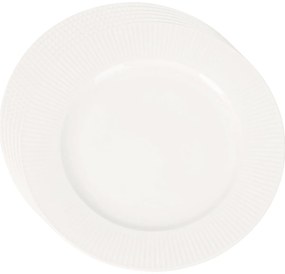 Set of 6 shallow porcelain plates Linie 27 cm